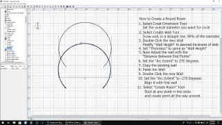 Creating a round room / round foundation / Slab