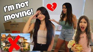 JASMINE DOESN'T WANT TO MOVE! PRANK***