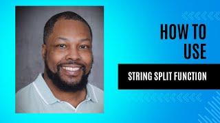 How to use the string split function in SQL