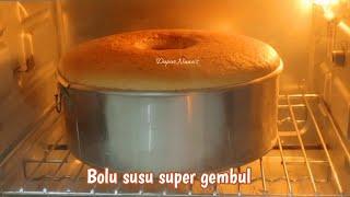 CARA SEDERHANA BUAT BOLU SUSU YANG GEMBUL DAN SUPER LEMBUT