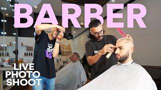 Take better BARBERSHOP photos (Start to finish photoshoot)