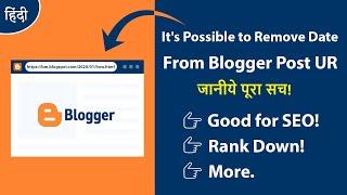 How To Remove Date From Blogger Post URL 2020