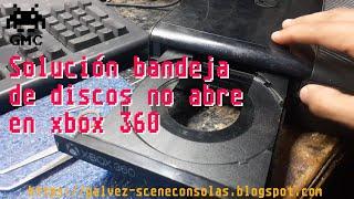 Solución a bandeja de discos que no abre