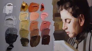 How to MIX Light Skin Colors - Zorn's Palette - Full Demonstration