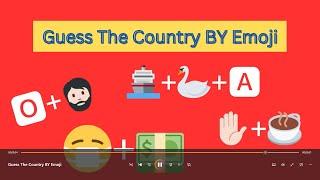 Guess the Country by Emoji Part 1 | Emoji | Country | Quiz Tunnel