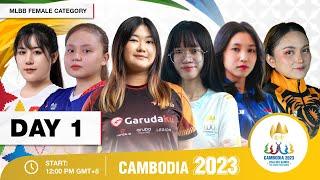 Live | Kategori Wanita SEA Games MLBB | Hari 1 | Group Stage & Semi Final (Part 2)