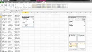 How to Create A Pivot Table in Excel 2010