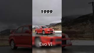 Evolution of Mitsubishi Lancer Evo #shorts #mitsubishi #lancer #evo #evolution