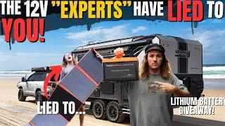 Exposing 6 LIES They DON'T WANT YOU KNOWING & Designing your PERFECT Offgrid 12v system / SOLAR