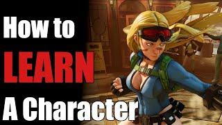 How to Learn a new character in Street Fighter V ( Time stamped with steps)