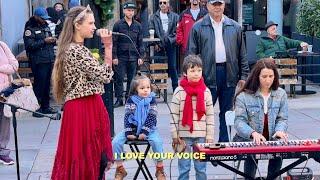 4-year-old SINGER joins me | Goodness of God - Karolina Protsenko