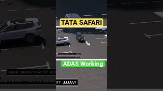 Tata Safari Harrier 2023 ADAS Features Practical Demo #shorts #viral #enginewithevs #harrier #adas