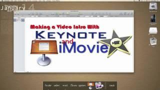 Using Keynote & iMovie for Text/Title Effects