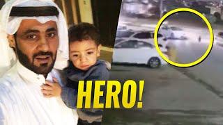 A Saudi Man CRASHED his Car to Save a Child!