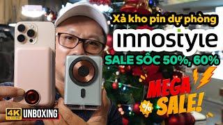 XẢ KHO PIN DỰ PHÒNG INNOSTYLE: MEGA SALE 60% OFF, GIẢM SỐC 50%, 60% PIN XỊN MAGSAFE, SỐ LƯỢNG CÓ HẠN