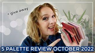 EYESHADOW PALETTE REVIEW OCTOBER 2022 // New to me eyeshadow palettes incl. looks & swatches