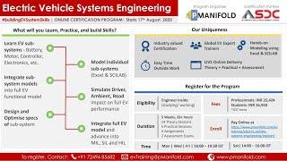 EV Systems Engineering Training Program- Demo Session 2 | 6 August 2020