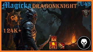 ESO Magicka Dragonknight 124k+ DPS Build, Update 43, PS 5 EU