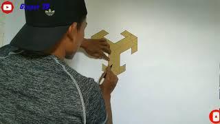 CAT TEMBOK 3D SIMPLE MOTIF KUBUS | THE BEST 3D WALL PAINTING