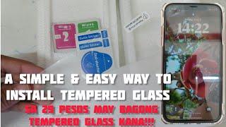 HOW TO INSTALL TEMPERED GLASS | QUICK & EASY #youtube #diy #fun #youtuber #trending #tiktok #asmr