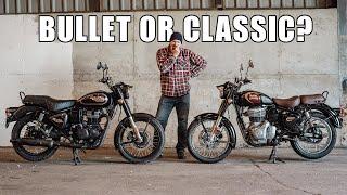 Which one? Bullet or Classic? The Royal Enfield 350 Differences Compared…