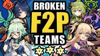 BUILD THESE F2P TEAM COMPS! Best Genshin Impact Teams & Characters Guide