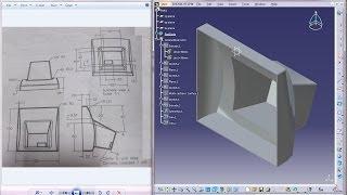 Catia V5 Tutorial|How to Create Monitor Cover|Simple steps with GSD and PDW|Subscriber's Request|P5