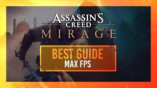 BEST Optimization Guide | Assassin's Creed Mirage | Max FPS | Best Settings #ubisoftpartner #ad