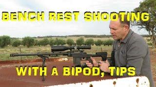 Shooting with a Bipod on a Bench