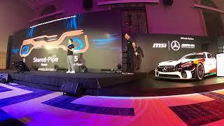 MSI's Steven Yang talks about the new MSI-Mercedes-AMG laptop at Computex 2023.