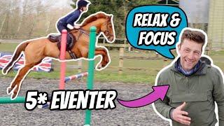 He LOVES jumping  | Ex racehorse retraining | Footluce Eventing