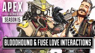 *NEW* Bloodhound and Fuse Romantic Interactions - Apex Legends Season 15