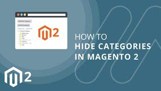 How to Hide Categories in Magento 2