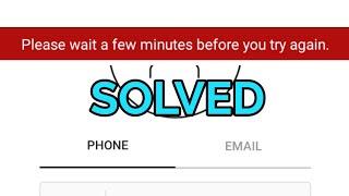 How to Fix Instagram Please wait a few minute before you try again Problem Solved 2023