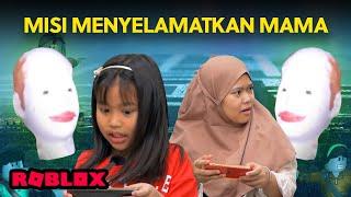 GEMES PARAH!! DIKEJAR HANTU KEPALA -  SENJA FIRSTA MAIN GAME Roblox  Escape Running Head @mama_senja