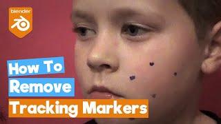 Blender Tutorial: How to Remove Face Markers (Tracking and Masking)