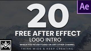 Best 20 New and Unique Logo Intro After Effects Template Free Download | Copyright Free
