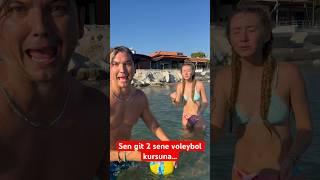 Sen git 2 sene voleybol kursuna sonra…  #shorts #keşfet #komedi #komik #viral #babakız #lise