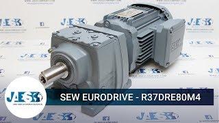 SEW EURODRIVE R37DRE80M4 - Gear reducer power: 0.75 KW; Input speed:1800 RPM - Riduttore