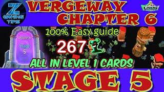 Verge Guardians Chapter 6 Stage 5 (All Level 1 Cards) | Lords Mobile Vergeway Chapter 6 Stage 5