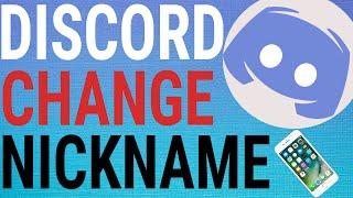 How To Change Your NickName on Discord Mobile