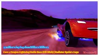 Cars 2 The Video Game | Dragon Lightning - Battle Race (Oil Slick) | Radiator Sprint 1 Lap