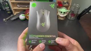 Unboxing the Razer Deathadder Essential gaming mouse. Is it worth it for 2022?