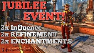 NEVERWINTER NEWS! MASSIVE 2X JUBILEE EVENT! XBOX ONE PS4 PC
