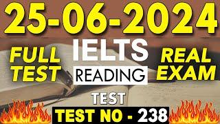 IELTS Reading Test 2024 with Answers | 25.06.2024 | Test No - 239