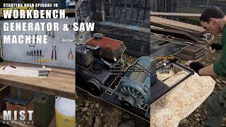 Workbench, Generator & Saw Machine | Mist Survival Gameplay | Starting Over Episode 10