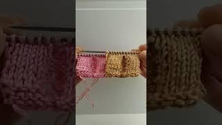 Листочки спицами * Leaflets knitting