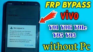 vivo y91 frp bypass|| vivo y91i frp bypass|| vivo y91c frp bypass|| vivo y93 frp bypass