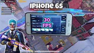 iPhone 6s PUBG Mobile No Lag Gameplay 2024 || PUBG iPhone 6s Plus Lag Test