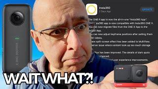 DO NOT UPDATE your Insta360 One R App Until You WATCH THIS VIDEO